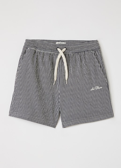 Les Deux Stan zwemshorts met streepprint