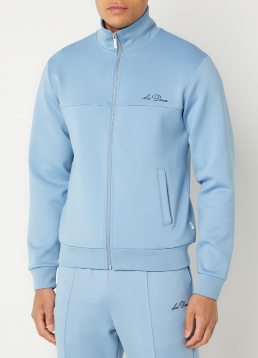 Les Deux Sweatvest met logo en steekzakken