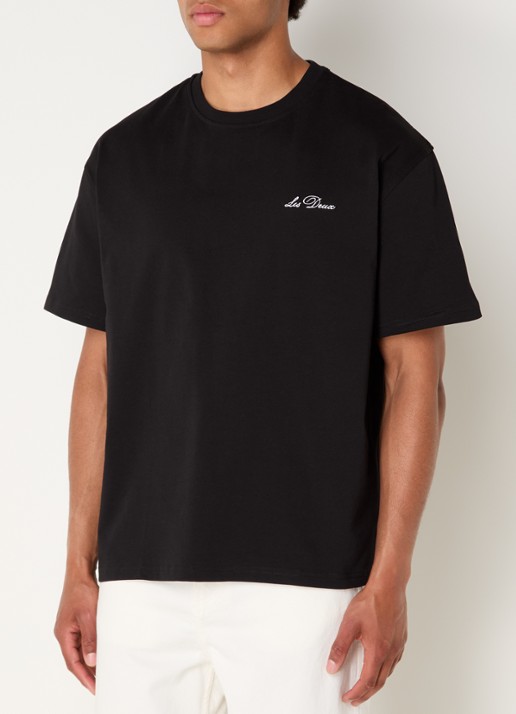 Les Deux T-shirt met logoborduring