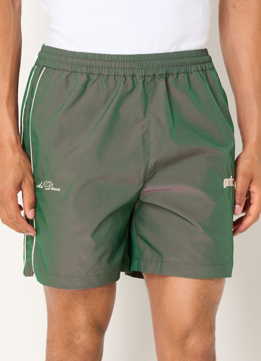 Les Deux Wide fit korte broek met logo