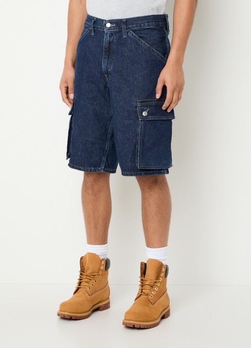 Levi's 478 loose fit korte cargobroek van denim