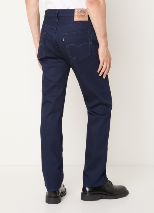 Levi's 501 slim fit jeans met donkere wassing - achterkant indigo