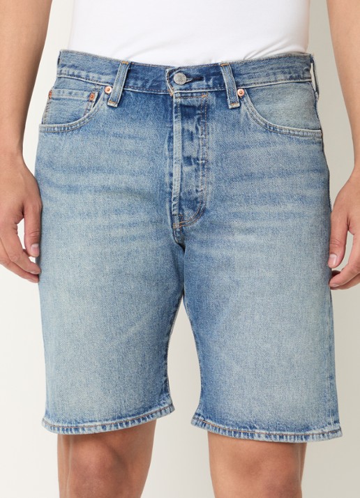 Levi's 501 Straight fit korte broek van denim