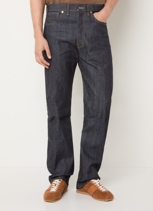 Levi's 501 straight leg jeans met donkere wassing