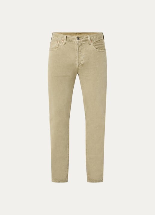 Levi's 501 straight leg jeans met gekleurde wassing