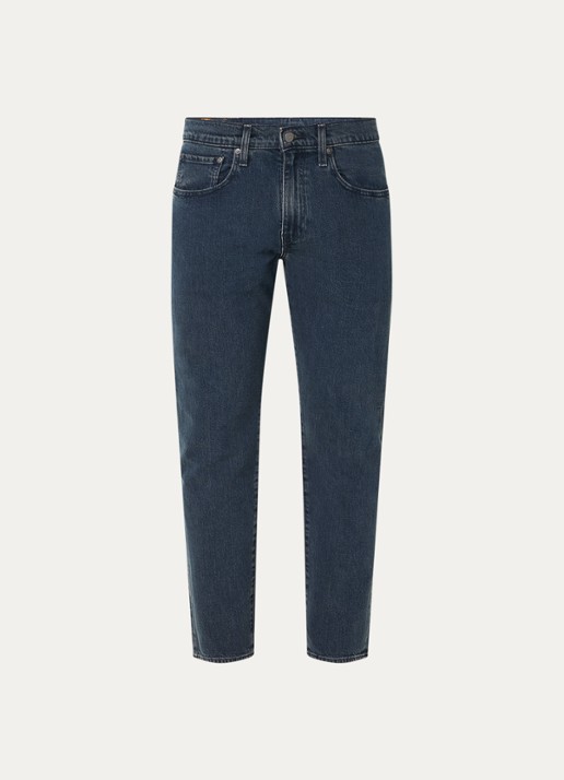 Levi's 502 skinny jeans met donkere wassing - voorkant 3 indigo