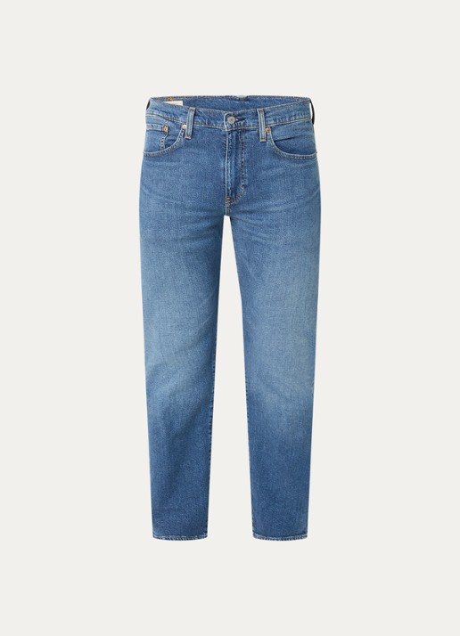 Levi's 502 skinny jeans met lichte wassing - voorkant 4 indigo