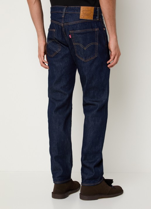 Levi's 502 slim fit jeans met donkere wassing - achterkant 5 indigo