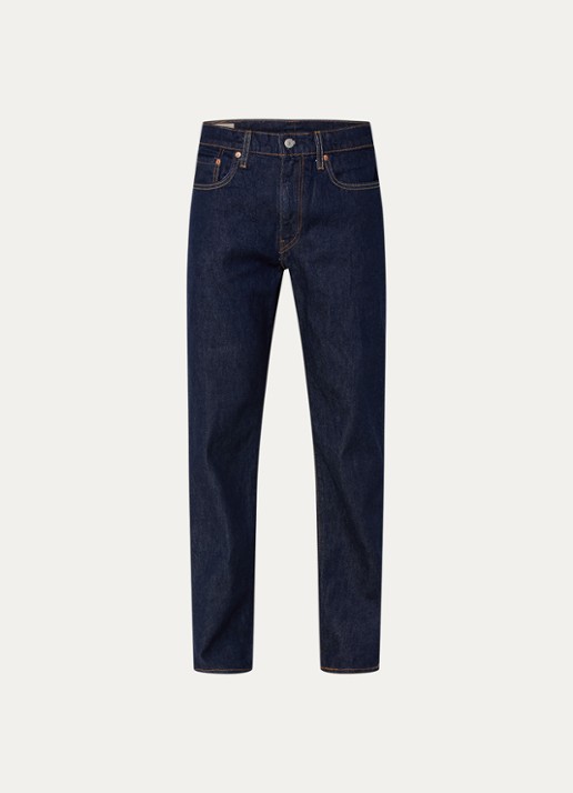 Levi's 502 slim fit jeans met donkere wassing - voorkant 3 indigo