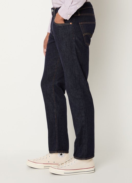 Levi's 502 slim fit jeans met donkere wassing - detail 3 indigo