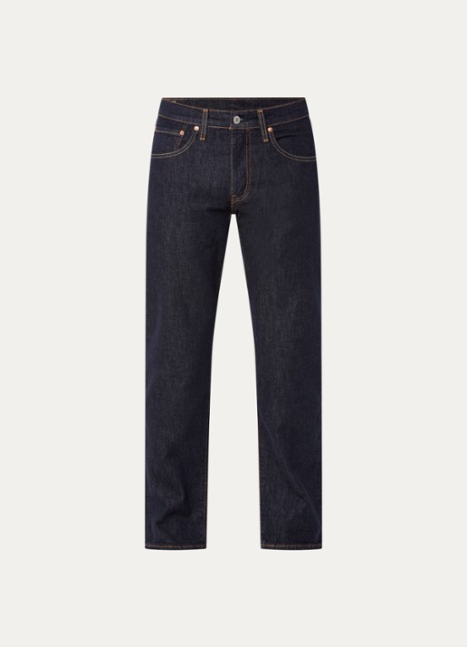 Levi's 502 slim fit jeans met donkere wassing - voorkant 4 indigo