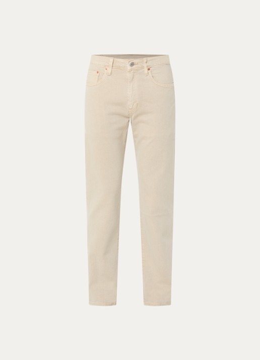 Levi's 502 slim fit jeans met gekleurde wassing - voorkant 4 vanillegeel