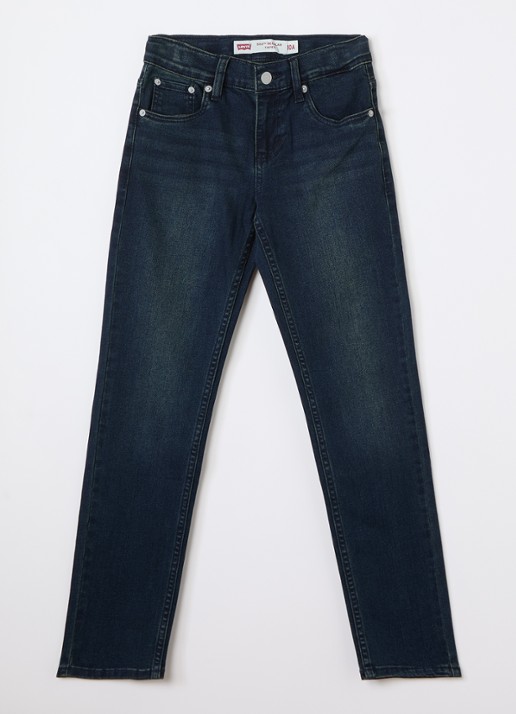 Levi's 502 tapered jeans met donkere wassing