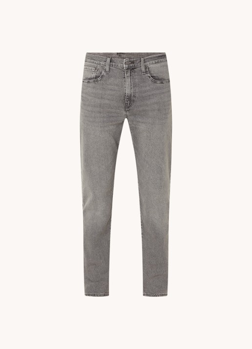Levi's 502 tapered jeans met gekleurde wassing - voorkant 4 grijs