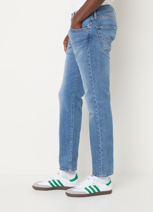Levi's 502 tapered jeans  met medium wassing - detail 2 indigo