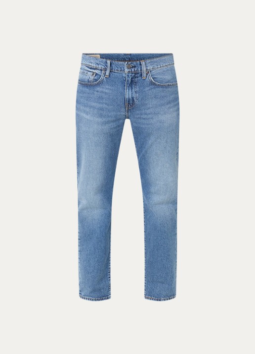 Levi's 502 tapered jeans  met medium wassing - voorkant 3 indigo