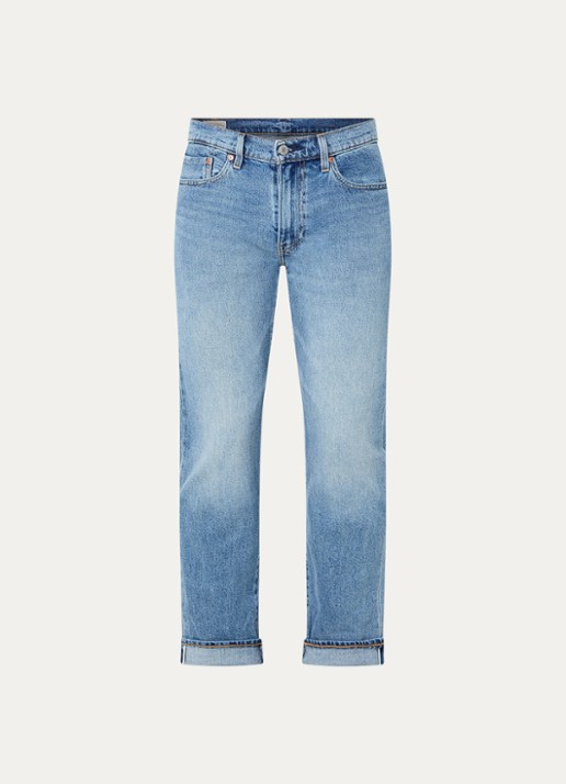 Levi's 502 tapered jeans  met medium wassing - voorkant 4 indigo