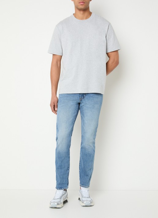 Levi's 502 tapered jeans  met medium wassing - voorkant 5 indigo