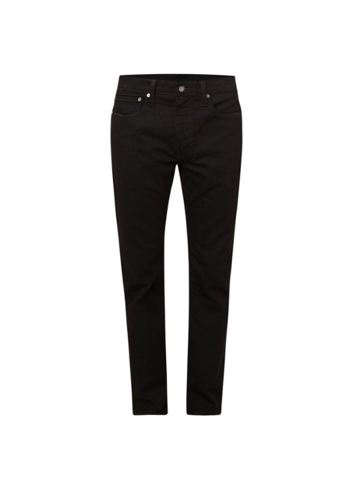 Levi's 502 tapered jeans met stretch - voorkant zwart