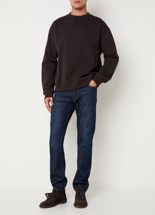 Levi's 511 slim fit jeans met donkere wassing - voorkant 2 indigo
