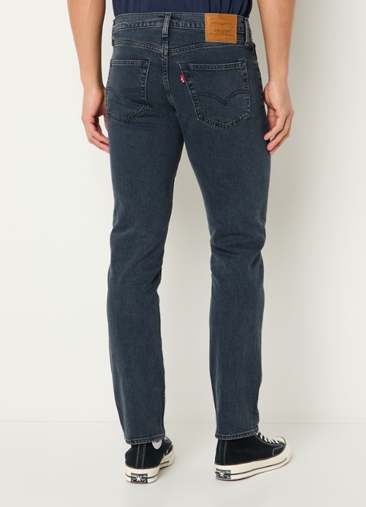Levi's 511 slim fit jeans met donkere wassing - achterkant 3 indigo