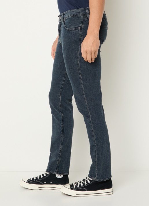 Levi's 511 slim fit jeans met donkere wassing - detail 5 indigo