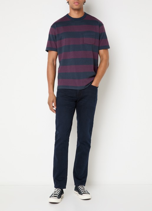 Levi's 511 slim fit jeans met donkere wassing - voorkant 5 indigo