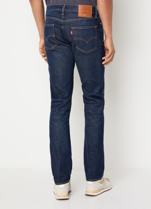 Levi's 511 slim fit jeans met donkere wassing - achterkant indigo