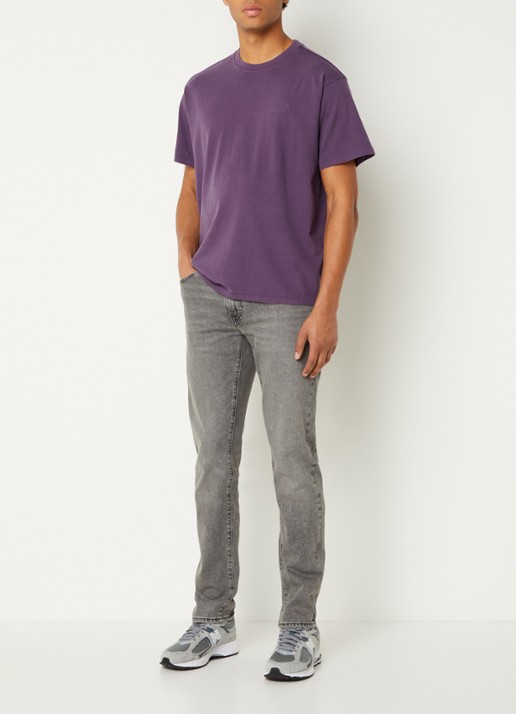 Levi's 511 slim fit jeans met gekleurde wassing - voorkant 2 grijs