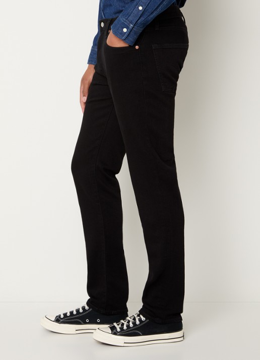 Levi's 511 slim fit jeans met gekleurde wassing - detail 2 zwart