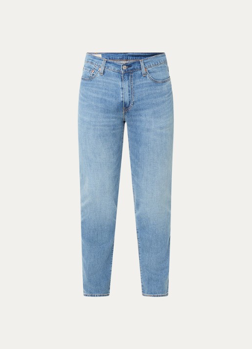 Levi's 511 slim fit jeans met lichte wassing - voorkant indigo