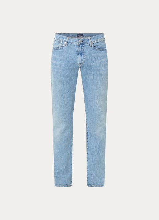 Levi's 511 slim fit jeans met lichte wassing - voorkant 3 indigo