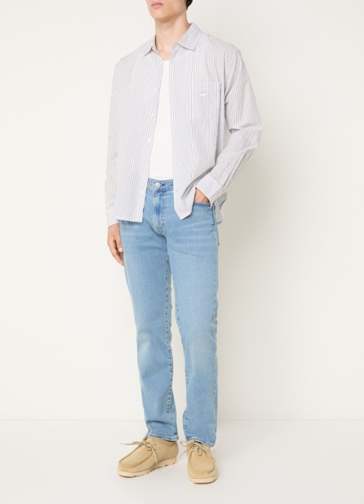 Levi's 511 slim fit jeans met lichte wassing - voorkant 4 indigo