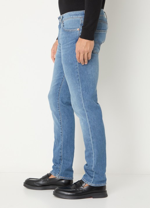 Levi's 511 slim fit jeans met medium wassing en steekzakken - detail 3 indigo