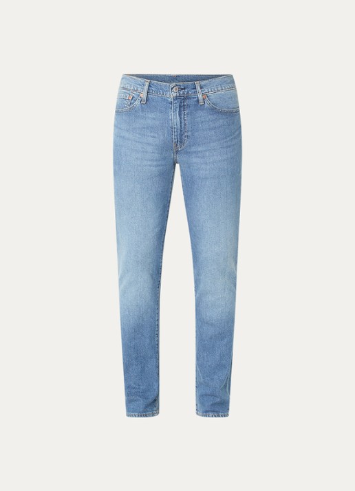 Levi's 511 slim fit jeans met medium wassing en steekzakken - voorkant 4 indigo