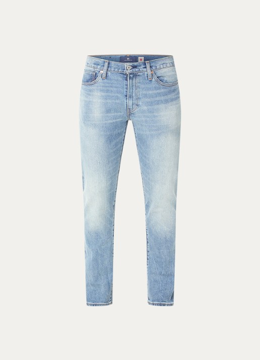 Levi's 511 slim fit jeans met medium wassing en steekzakken - voorkant 3 indigo