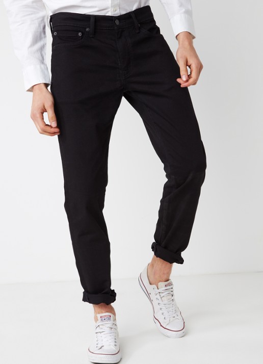 Levi's 511 slim fit jeans met stretch - detail 5 zwart