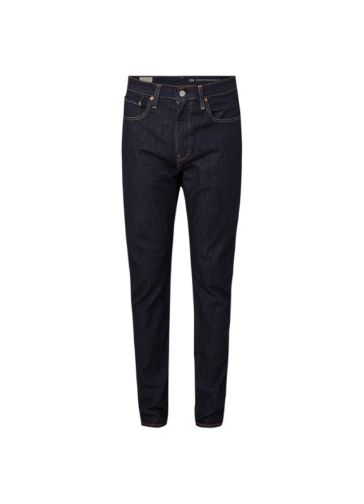 Levi's 512 high rise slim fit jeans - voorkant 4 indigo