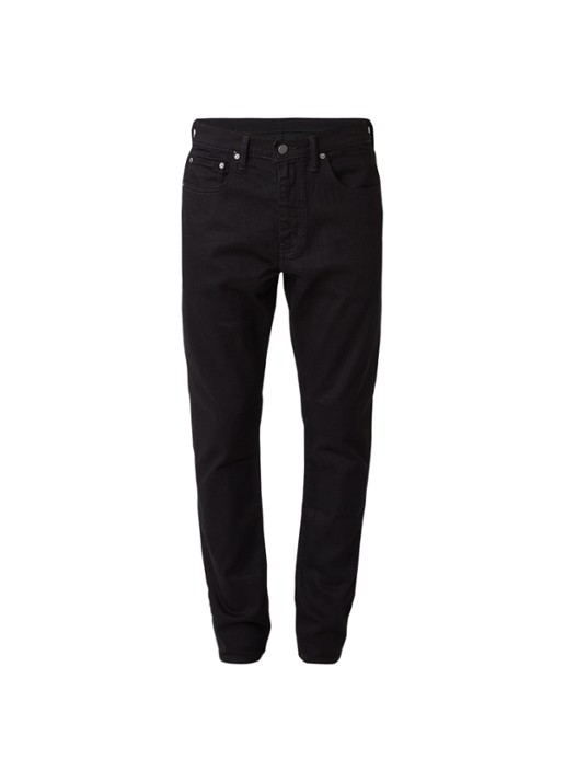 Levi's 512 high rise tapered jeans - voorkant zwart