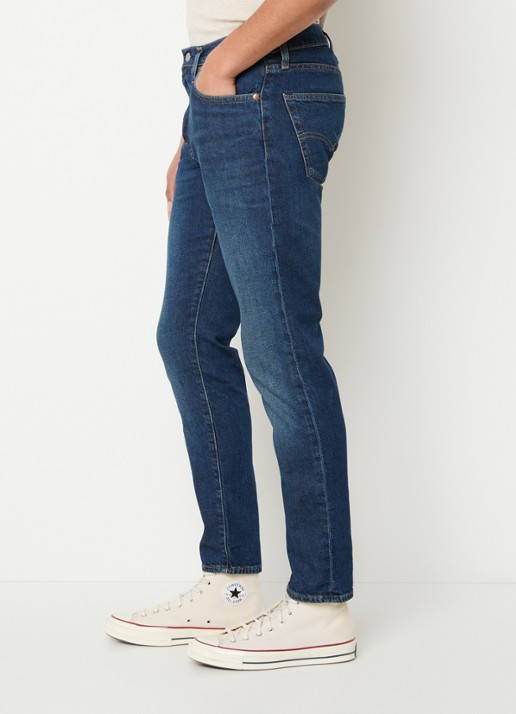 Levi's 512 slim fit jeans met donkere wassing - detail 5 indigo