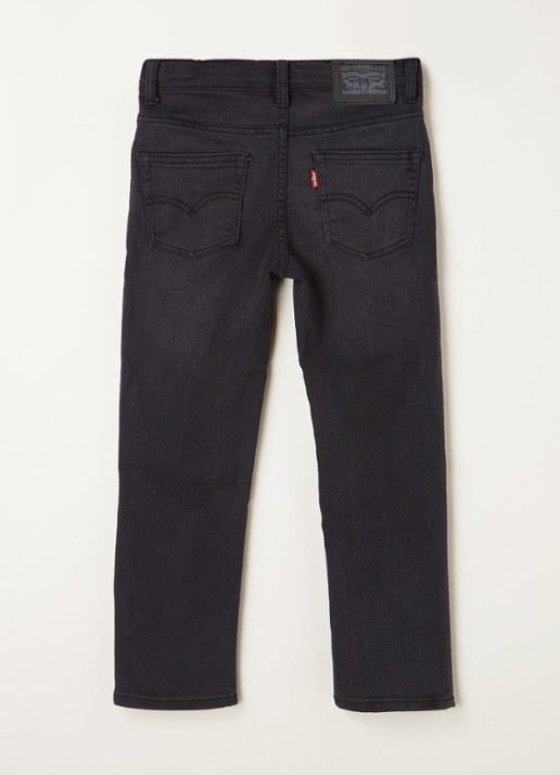 Levi's 512 slim fit jeans met gekleurde wassing en stretch - voorkant 3 donkergrijs