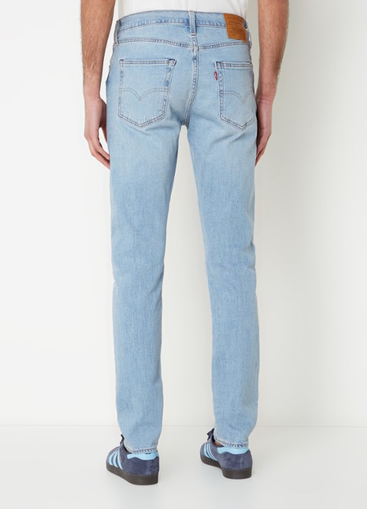Levi's 512 slim fit jeans met steekzakken - achterkant indigo