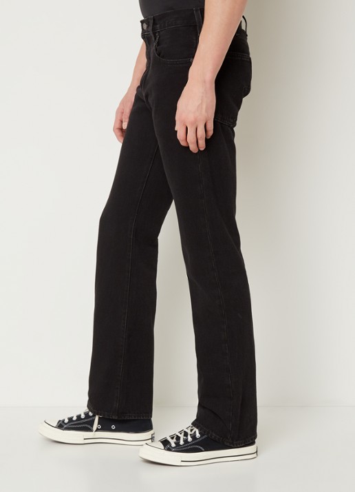 Levi's 517 Bootcut jeans met gekleurde wassing - detail 2 zwart