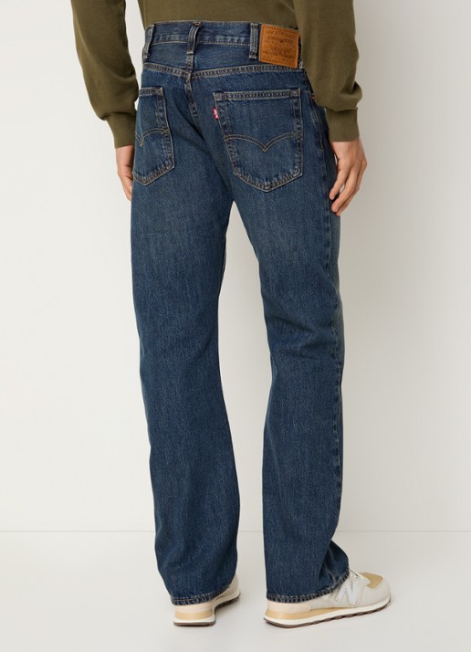 Levi's 517 Straight leg jeans met donkere wassing - achterkant 3 indigo