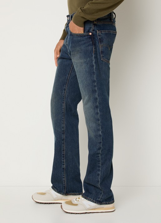 Levi's 517 Straight leg jeans met donkere wassing - detail 5 indigo