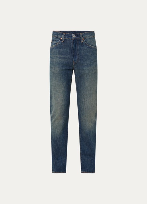 Levi's 518 slim fit jeans met medium wassing - voorkant indigo