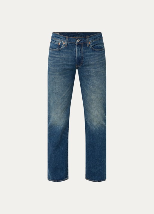 Levi's 527 slim fit jeans met donkere wassing - voorkant 4 indigo