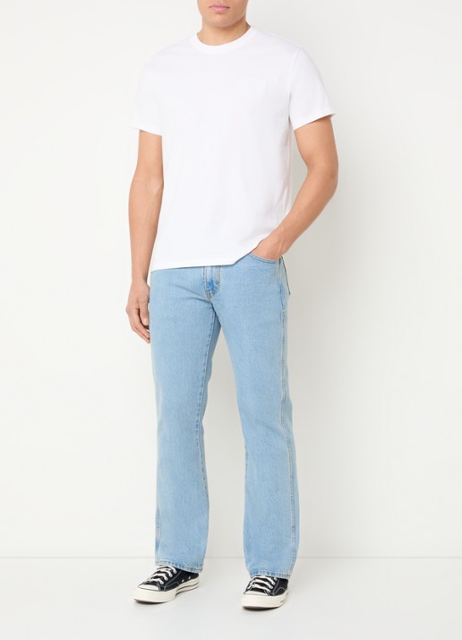 Levi's 537 slim fit jeans met lichte wassing - voorkant 4 indigo