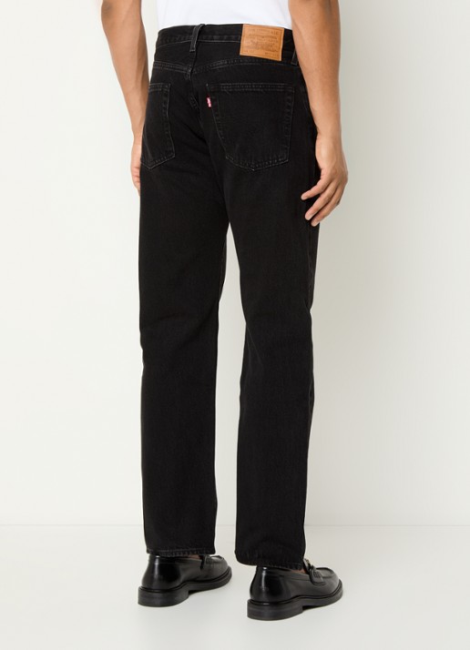 Levi's 555 straight leg jeans met gekleurde wassing - achterkant 3 zwart
