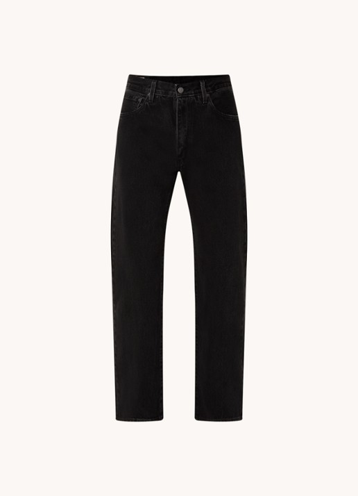 Levi's 555 straight leg jeans met gekleurde wassing - voorkant 4 zwart